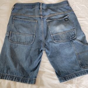 Vintage Key Distressed Denim Carpenter Shorts Size 32